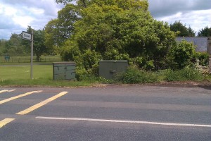 Is one of these innocent-looking boxes the long awaited superfast broadband  "cabinet"?