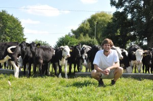 Harry Street with some of his beef cattle