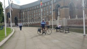 Chris Bailward outside the Council House, Bristol.
