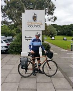 He's reached Corwall